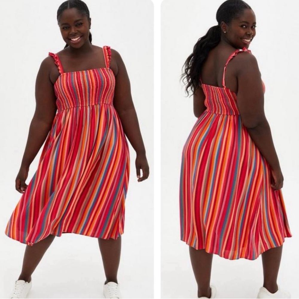 Torrid size 2 striped dress
